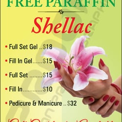 Tv Nails - Receive a free paraffin Mon-Wed with the purchase of Full Set Gel, Fill in Gel, Full Set, Fill In, or Pedicure & Manicure