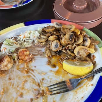 Torero's - $20 butter shrimp dish is mostly mushrooms and 7 pieces of shrimp but If you love mushrooms you would enjoy it I guess. - Mexican Near Me - Renton, Washington Torero's - $20 butter shrimp dish is mostly mushrooms and 7 pieces of shrimp but If you love mushrooms you would enjoy it I guess. - Mexican Near Me - Renton, Washington