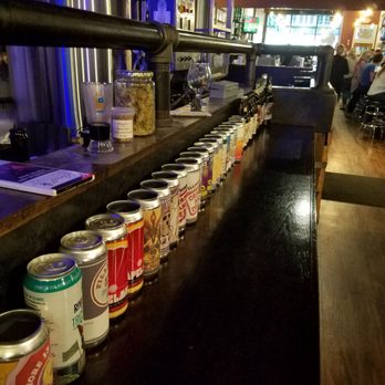 Fillmore 13 Brewery - Past and current beer cans/bottles with the various labels. - Breweries Near Me - Pontiac, Michigan