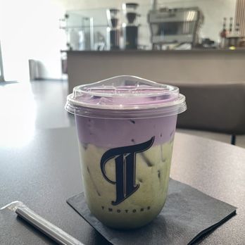 Twotone - Matcha w/ That Purple Stuff - Coffee & Tea Near Me - Houston, Texas