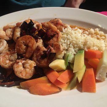 Pajaritos - Shrimp ajilio with rice and veggies - Seafood Near Me - Puerto Vallarta, JAL