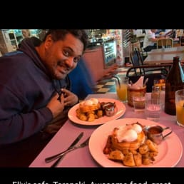 My darling Jon with our breakfasts. My darling Jon with our breakfasts.
