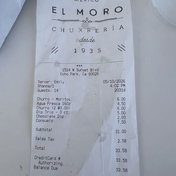 El Moro - Damage - Desserts Near Me - Los Angeles, California