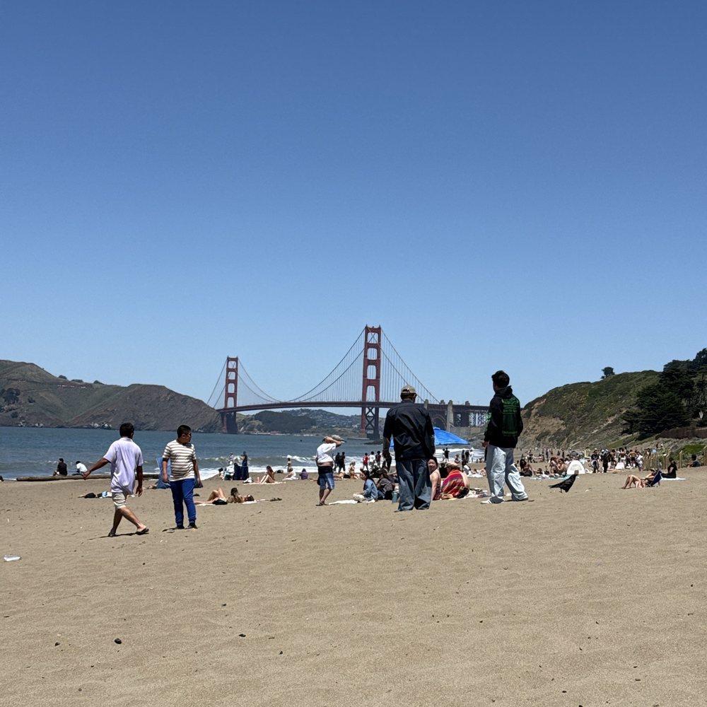 Baker Beach - Sun bathers - Parks Near Me - San Francisco, California