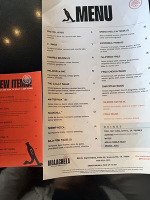 Menu photo 2 Malachela Brownsville, TX