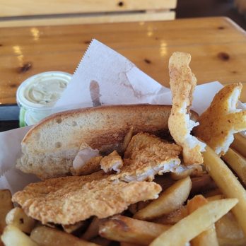 Champlin's Seafood - See just how thin the fish is! - Seafood Near Me - Narragansett, Rhode Island Champlin's Seafood - See just how thin the fish is! - Seafood Near Me - Narragansett, Rhode Island