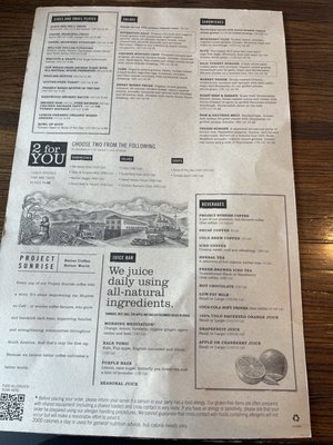 Menu photo 1 First Watch Scottsdale, AZ