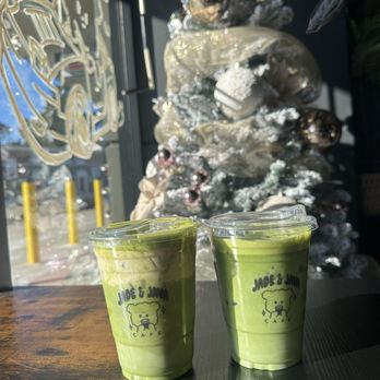 Jade & Java Cafe - Matcha lattes (banana + lavender) - Coffee & Tea Near Me - San Francisco, California