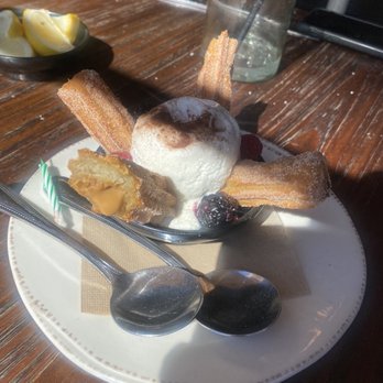 Ola Mexican Kitchen - Churros stuffed with Caramel - Mexican Near Me - Long Beach, California