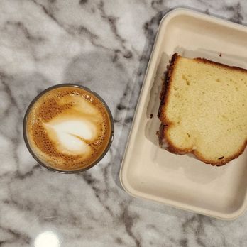 Kind Coffee - Cortado and Lemon Loaf - Bakeries Near Me - San Diego, California