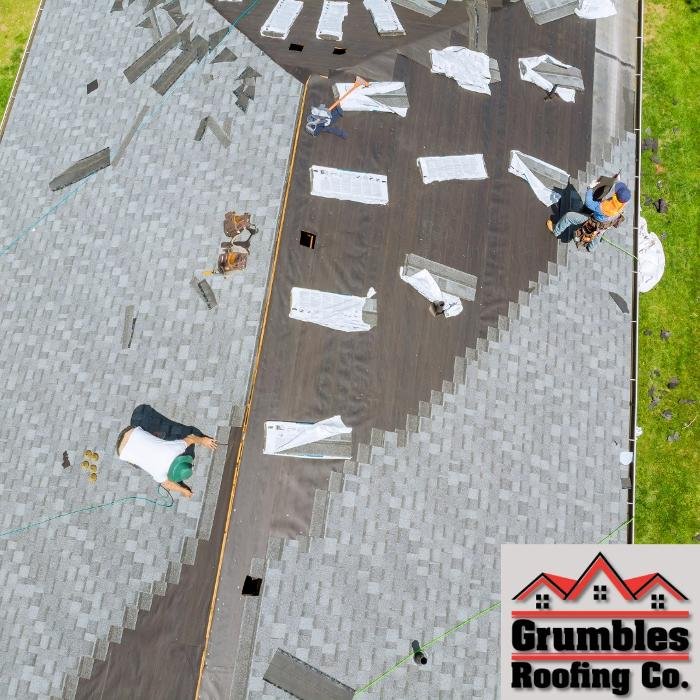 Slide of Grumbles Roofing