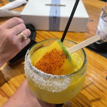 The Rustic - The RUSTIC margarita with the mango popsicle - Bars Near Me - Houston, Texas