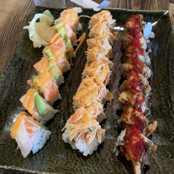 Somi Sushi - Morning side, Crunch Crab, and Red dragon roll - Japanese Near Me - Matthews, North Carolina Somi Sushi - Morning side, Crunch Crab, and Red dragon roll - Japanese Near Me - Matthews, North Carolina