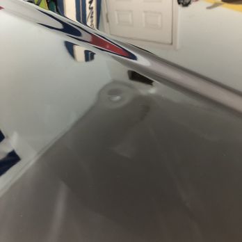T Bell Dent Restoration - Nickel Size dent on car hood - Mobile Dent Repair Near Me - Los Angeles, California