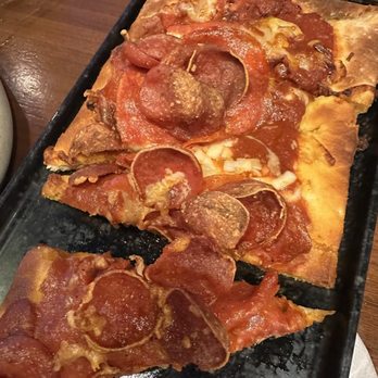 Dave & Buster's Hollywood - Pizza Double Pepperoni Flatbread - Arcades Near Me - Hollywood, Florida