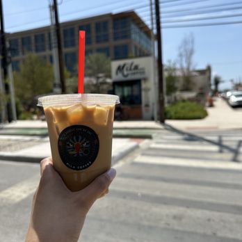 Mila Coffee - Iced caramel latte - Coffee & Tea Near Me - San Antonio, Texas