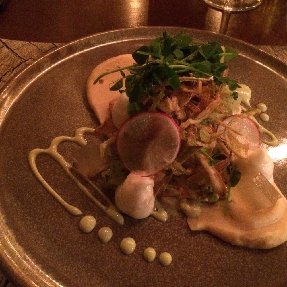Antidote FoodLab - Trout with crispy parsnips - Canadian (New) Near Me - Sherbrooke, Quebec
