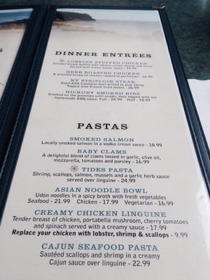Menu photo 1 Tides Restaurant Alma, NB