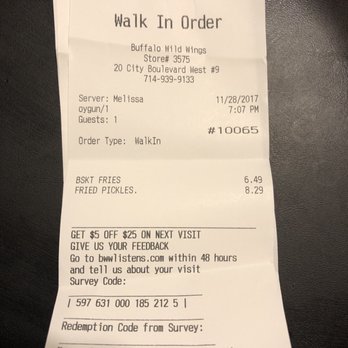 Buffalo Wild Wings - Chicken Wings Near Me - Orange, California Buffalo Wild Wings - Chicken Wings Near Me - Orange, California