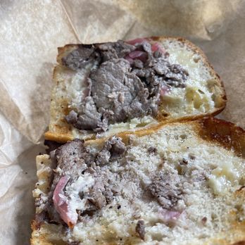 Panera Bread - Toasted steak and white cheddar. Disappointed in how little steak was included. This was part of the You Pick Two meal - Salad Near Me - Daly City, California