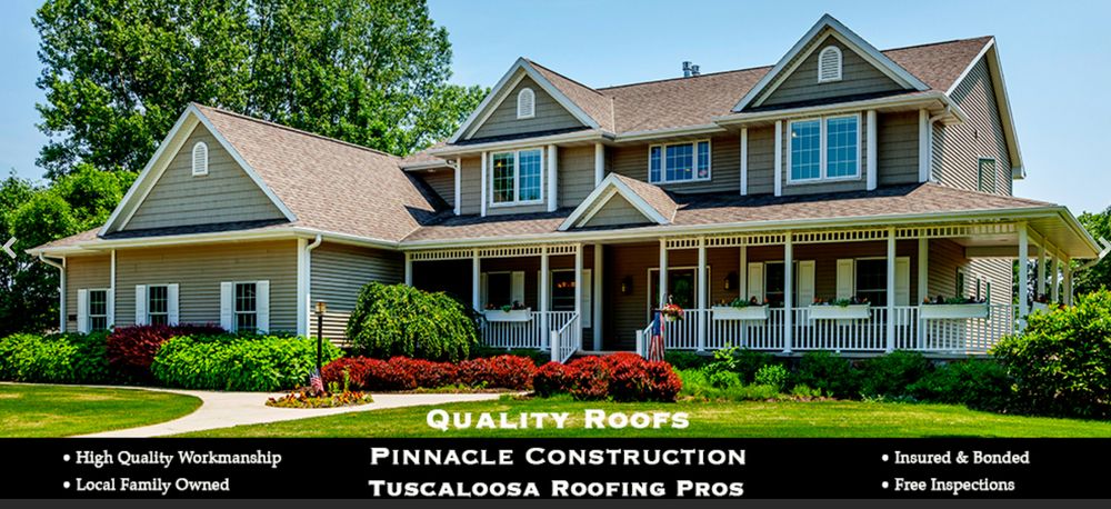 Slide of Pinnacle Construction - Tuscaloosa Roofing Pros