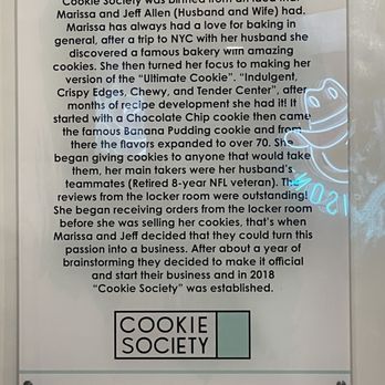 Cookie Society - Addison - Cookie Society history - Desserts Near Me - Addison, Texas