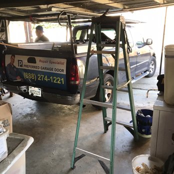 Preferred Garage Doors - Process of removing old doors - Garage Door Services Near Me - Glendora, California