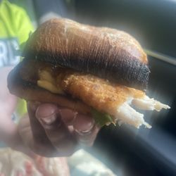 Tim Hortons - Burnt bun on chicken craveable