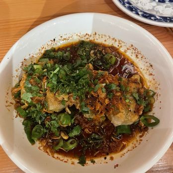 Mecha Noodle Bar - Red Chilli Oil Dumplings - Ramen Near Me - Washington, DC, District of Columbia Mecha Noodle Bar - Red Chilli Oil Dumplings - Ramen Near Me - Washington, DC, District of Columbia