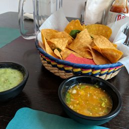 Chips and salsa. Chips and salsa.