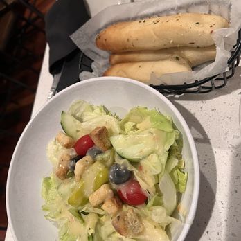 The Olive Tree- Aberdeen - House salad and bread sticks - Italian Near Me - Aberdeen, Maryland The Olive Tree- Aberdeen - House salad and bread sticks - Italian Near Me - Aberdeen, Maryland