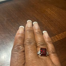 18k African Garnet/diamond ring 18k African Garnet/diamond ring