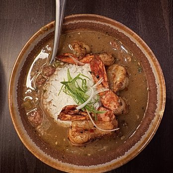 Touché French Creole - Creole Comfort Gumbo with Shrimp - Cajun/Creole Near Me - Aurora, Illinois Touché French Creole - Creole Comfort Gumbo with Shrimp - Cajun/Creole Near Me - Aurora, Illinois