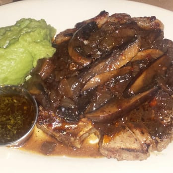 Tango Sur - Ribeye and spinach mash with churri sauce on side yumm - Latin American Near Me - Chicago, Illinois Tango Sur - Ribeye and spinach mash with churri sauce on side yumm - Latin American Near Me - Chicago, Illinois