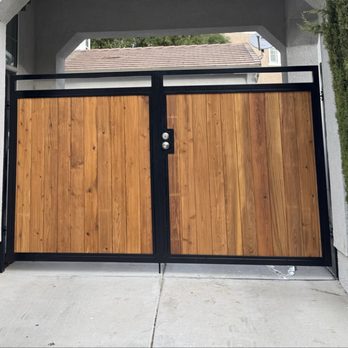 Ortiz Fencing - Custom driveway double gate. - Fences & Gates Near Me Ortiz Fencing - Custom driveway double gate. - Fences & Gates Near Me