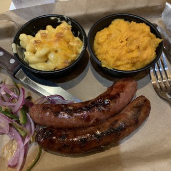 Smokejack BBQ - Smoked sausage link plate! - Barbeque Near Me - Alpharetta, Georgia
