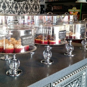 Showboy BakeShop - Cupcakes nicely displayed on the counter. - Bakeries Near Me - Henderson, Nevada