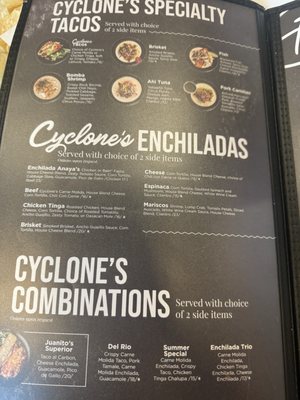Menu photo 8 Cyclone Anayas Tex Mex Kitchen Houston, TX