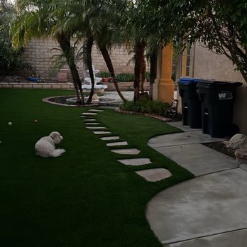 Preferred Turf - After picture of our backyard. - Artificial Turf Near Me Preferred Turf - After picture of our backyard. - Artificial Turf Near Me