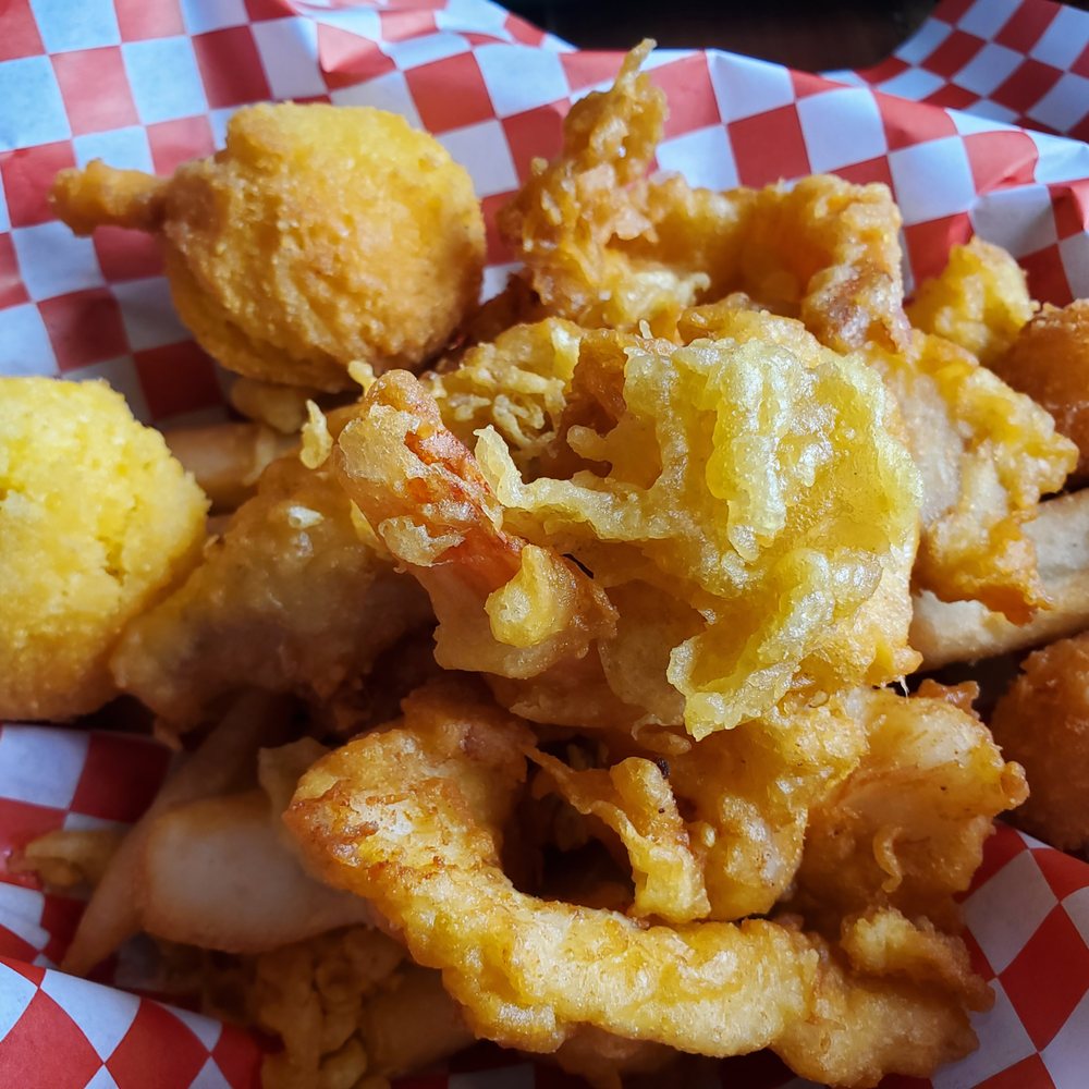 Alfie's Fish & Chips - Seafood plate - Fish & Chips Near Me - Lompoc, California Alfie's Fish & Chips - Seafood plate - Fish & Chips Near Me - Lompoc, California