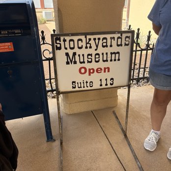 Stockyards Museum - In front of building entrance. - Museums Near Me - Fort Worth, Texas