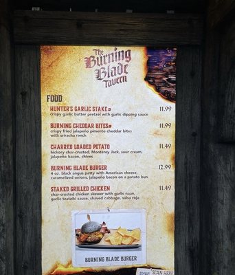 Menu photo 5 The Burning Blade Tavern Orlando, FL Menu photo 5 The Burning Blade Tavern Orlando, FL