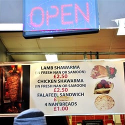 Atlas Shawarma - Menu - kebab, falafel, naan - finished! BUT they are all *so* good!