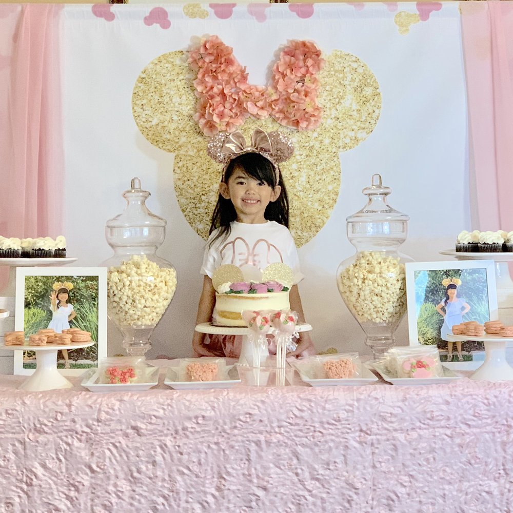 Printed Mini Mouse Backdrop