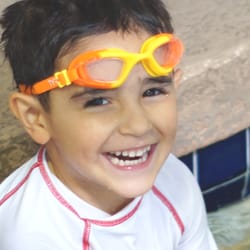 Desert Swim School - Raphael and his contagious smile. Been with us since he was a baby