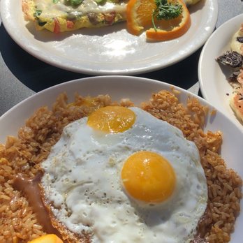 Stacks Pancake House - Loco Moco with fried rice - Breakfast & Brunch Near Me - Irvine, California Stacks Pancake House - Loco Moco with fried rice - Breakfast & Brunch Near Me - Irvine, California
