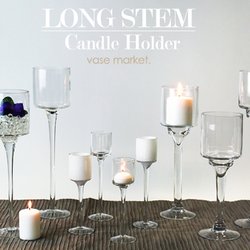 Vase Market - Stemmed Candle Holders http://vasemarket.com/candle-holders