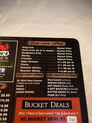 Menu photo 4 Red Claws Crab Shack Dallas, TX