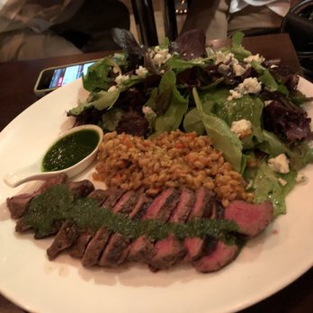 626 on Rood - Flatiron Steak Salad:  Chimichurro, Farro, red wine vinaigrette, blue cheese - New American Near Me - Grand Junction, Colorado