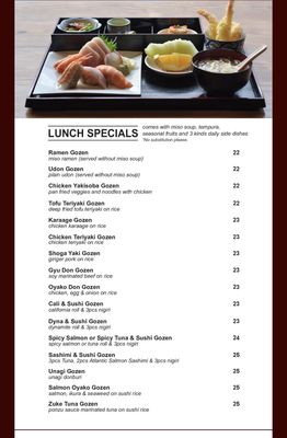 Menu photo 4 Gozen Victoria, BC
